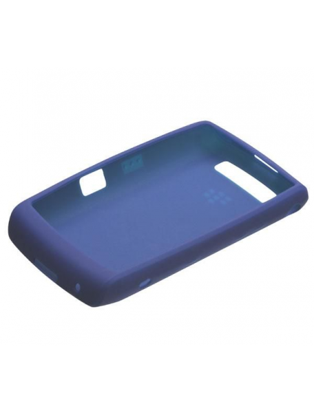 Funda de silicona Blackberry HDW-27287 azul con blister.