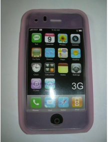 Funda de silicona Apple iPhone 3G - 3GS rosa