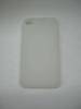 Funda de silicona Apple iPhone 4 blanca transparente