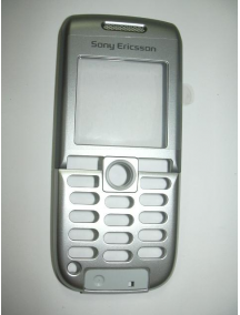 Carcasa frontal Sony Ericsson K300 gris - plata