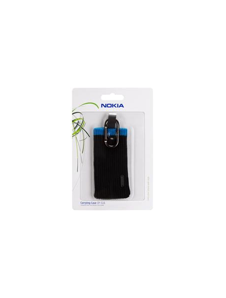Funda - calcetín Nokia CP-516 negra - azul