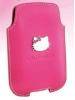 Funda de piel Hello Kitty vertical rosa talla M