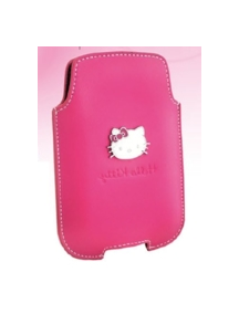 Funda de piel Hello Kitty vertical rosa talla M