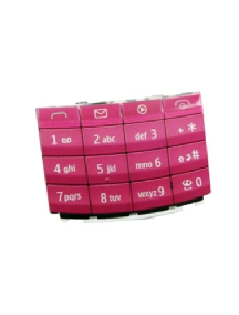 Teclado Nokia X3-02 rosa