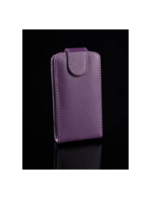 Funda de solapa en piel Telone para Samsung S5230 lila