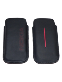 Funda de piel Nokia C5-03 negra