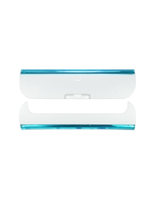 Embellecedor superior e inferior Nokia X6 blanco - azul