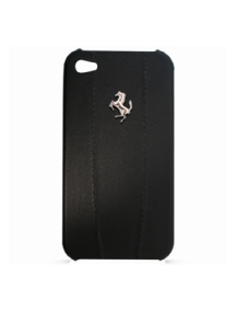 Funda Ferrari Caballito en piel marrón para iPhone 4