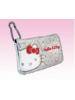 Funda de piel Hello Kitty horizontal plata