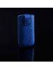 Funda cartuchera en piel Telone Deko azul para Nokia 6300