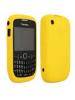 Funda de silicona Blackberry HDW-24211 amarilla 8520 con blister