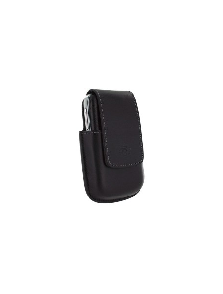 Funda de piel Blackberry HDW-19592 negra sin blister