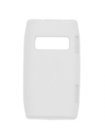 Funda de silicona Nokia X7 blanca