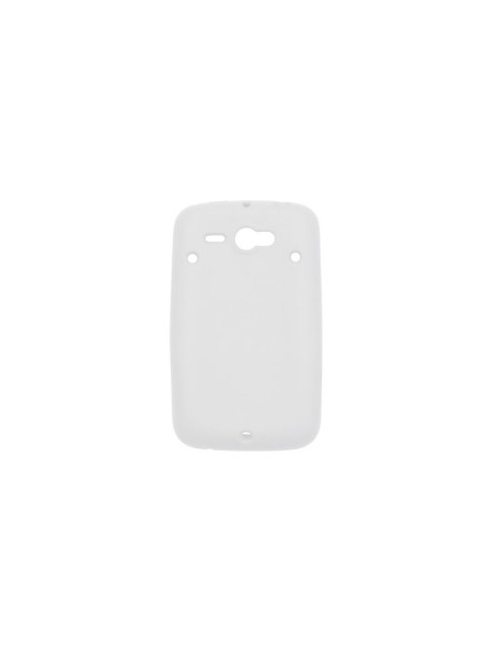 Funda de silicona HTC Chacha blanca