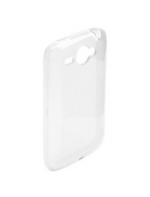 Funda de silicona TPU HTC Wildfire transparente