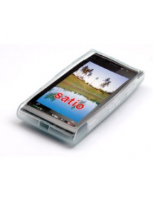 Funda de silicona TPU Sony Ericsson Satio transparente