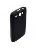 Funda de silicona TPU HTC Wildfire negra