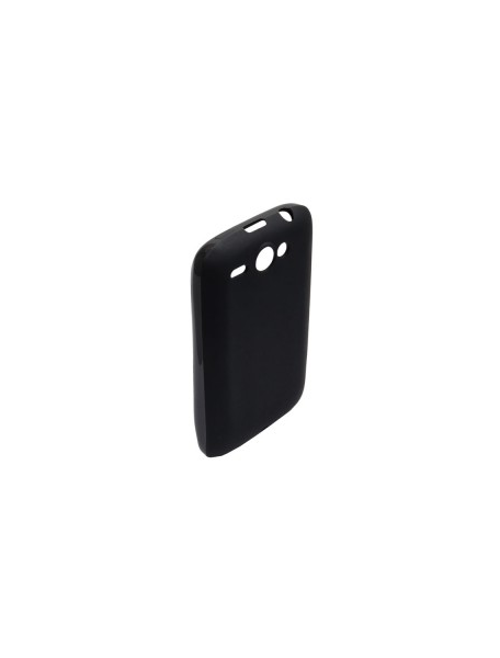 Funda de silicona TPU HTC Wildfire negra