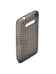 Funda de silicona TPU HTC Trophy 7 negra