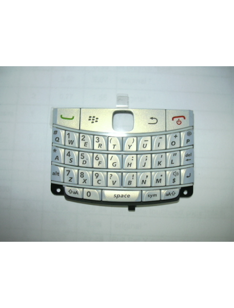 Teclado Blackberry 9780 blanco