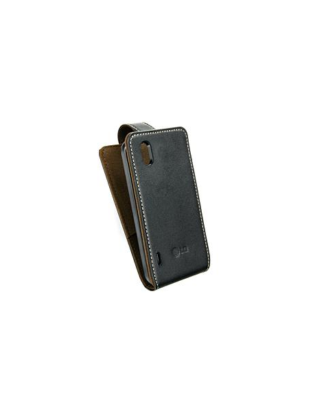 Funda de solapa en piel LG CCL-310 negra