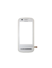 Carcasa frontal Nokia C6-00 blanca