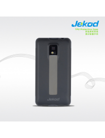 Funda TPU + lamina de display Jekod LG P990 2X negra