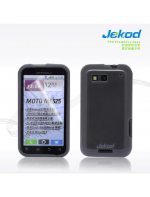 Funda TPU + lamina de display Jekod Motorola Defy MB525 negra