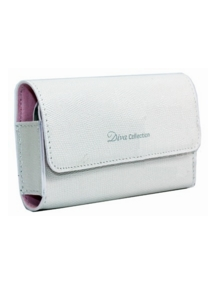 Funda de piel Samsung Diva Collection blanca