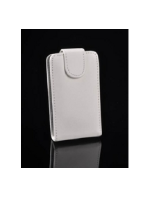 Funda de solapa en piel Telone iPhone 4 - 4S blanca