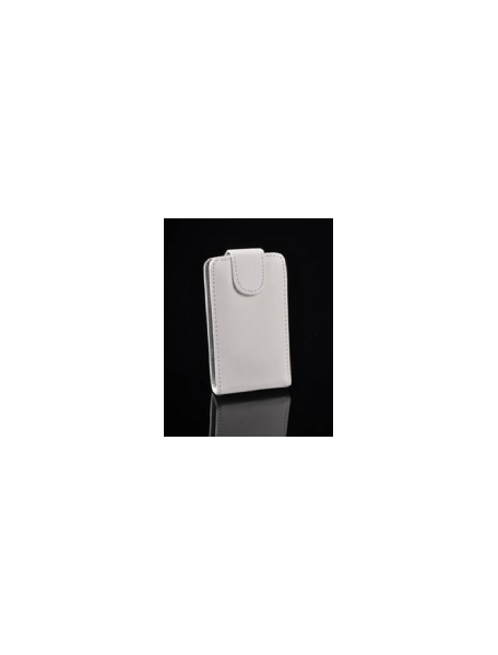 Funda de solapa en piel Telone iPhone 4 - 4S blanca