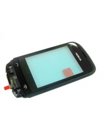 Carcasa frontal Nokia C2-02 negra