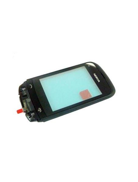 Carcasa frontal Nokia C2-02 negra