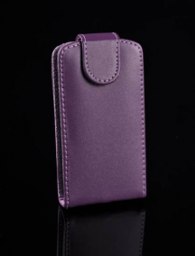 Funda solapa en piel Telone lila para Sony Ericsson X8