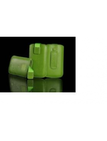 Funda cartuchera en piel Telone Deko 2 verde para Nokia E51