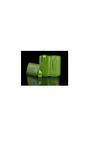 Funda cartuchera en piel Telone Deko 2 verde para Nokia E51