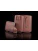 Funda cartuchera en piel Telone Deko rosa palo para HTC HD2