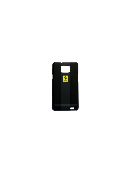 Funda Ferrari rígida negra Samsung S5830 Galaxy Ace