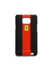 Funda Ferrari rígida negra - roja Samsung S5830 Galaxy Ace