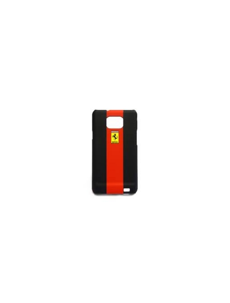 Funda Ferrari rígida negra - roja Samsung S5830 Galaxy Ace