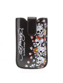 Funda de piel Ed Hardy Calaberas