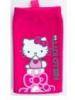 Funda calcetín Hello Kitty rosa con lazos