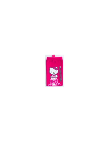 Funda calcetín Hello Kitty rosa con lazos