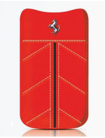 Funda de piel Ferrari California roja talla M