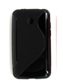Funda TPU S-case LG E510 Optimus Hub negra