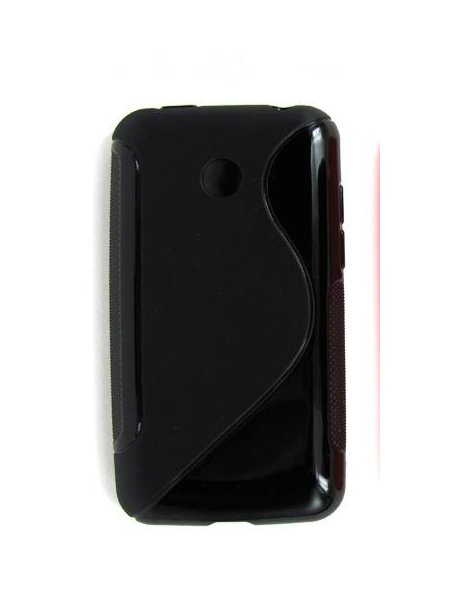 Funda TPU S-case LG E510 Optimus Hub negra