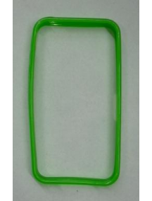 Protector bumper de TPU Telone Iphone 4 - 4S verde