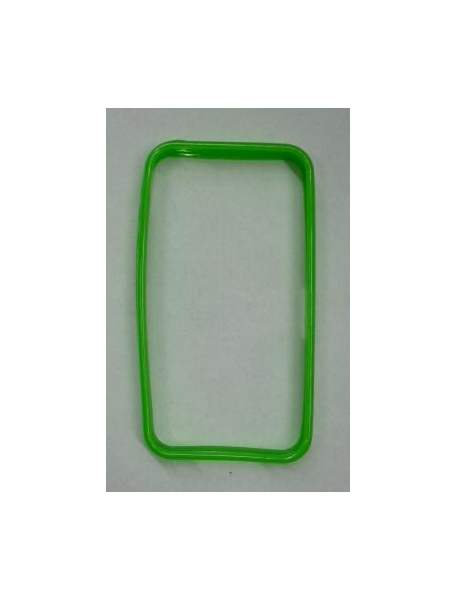 Protector bumper de TPU Telone Iphone 4 - 4S verde