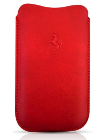 Funda de piel Ferrari Embossed roja Samsung Galaxy S II i9100
