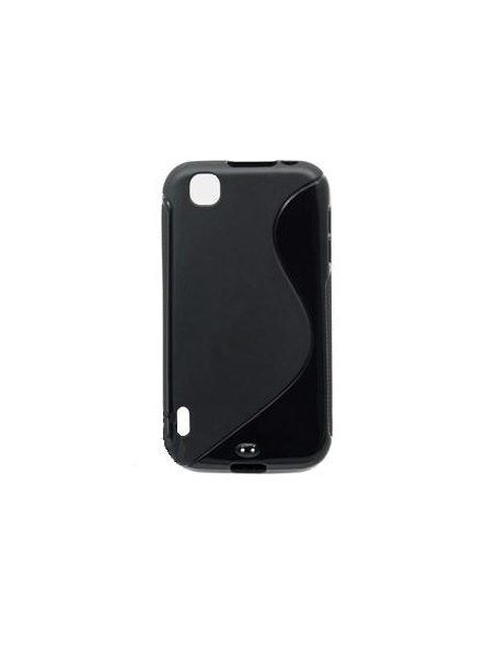 Funda TPU S-case LG E730 Optimus Sol negra